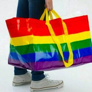 IKEA Rainbow Pride Multi-color shopping storage bag (standard version)
